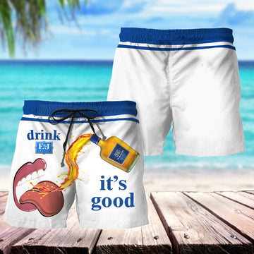 Let's Drink E&J Brandy Swim Trunks - Flexiquor.com