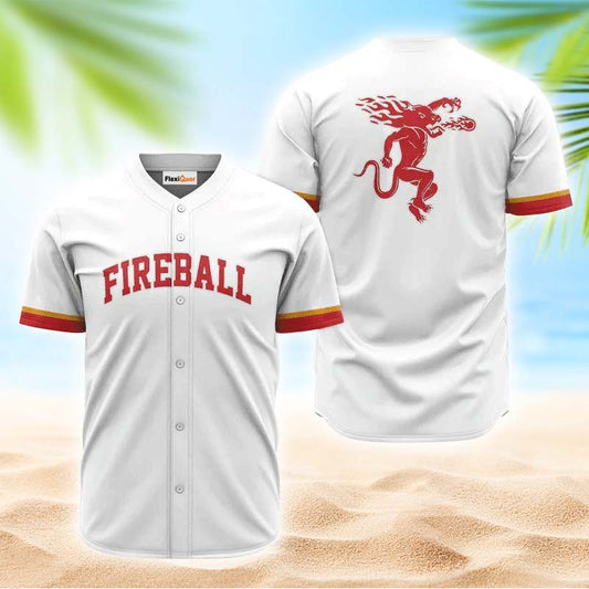 Fireball White Jersey Shirt - Flexiquor.com