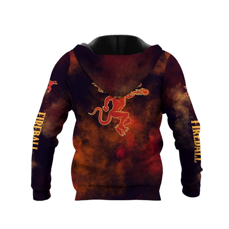 Fireball Colorful Smoke Hoodie & Zip Hoodie