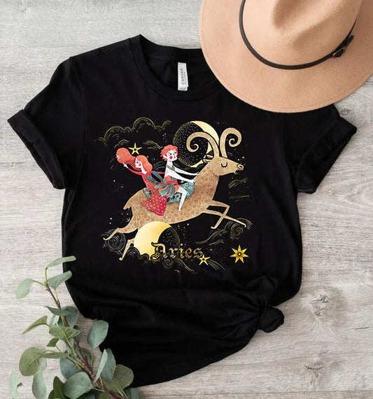 Flexiquor 12 Zodiac Signs Aries T-Shirt