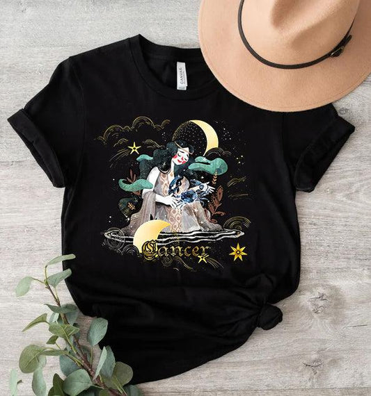 Flexiquor 12 Zodiac Signs Cancer T-Shirt