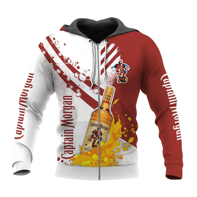 Funny Water Splash Captain Morgan Hoodie & Zip Hoodie