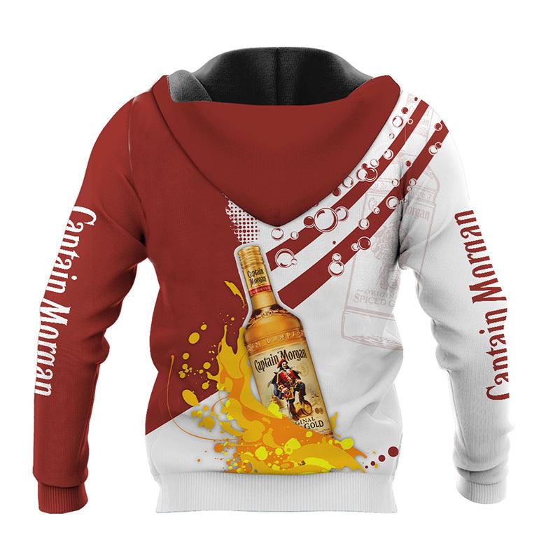 Funny Water Splash Captain Morgan Hoodie & Zip Hoodie