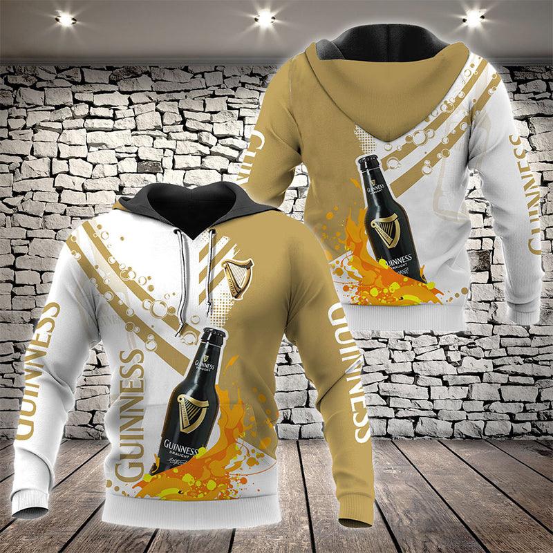 Funny Water Splash Guinness Beer Hoodie & Zip Hoodie