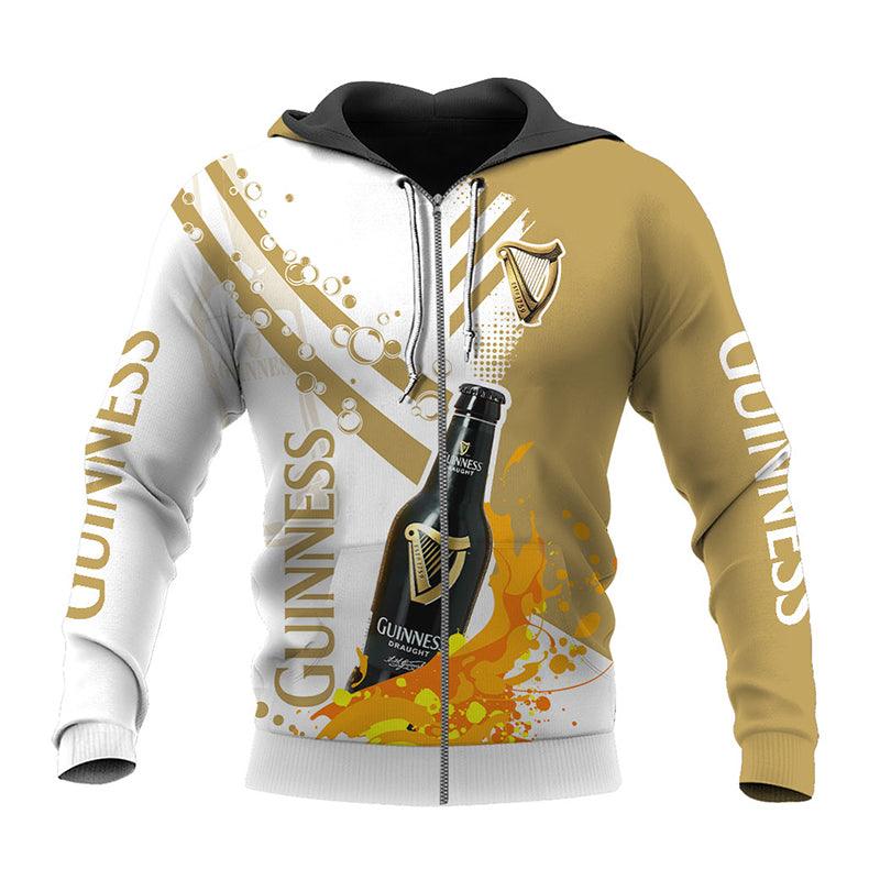 Funny Water Splash Guinness Beer Hoodie & Zip Hoodie