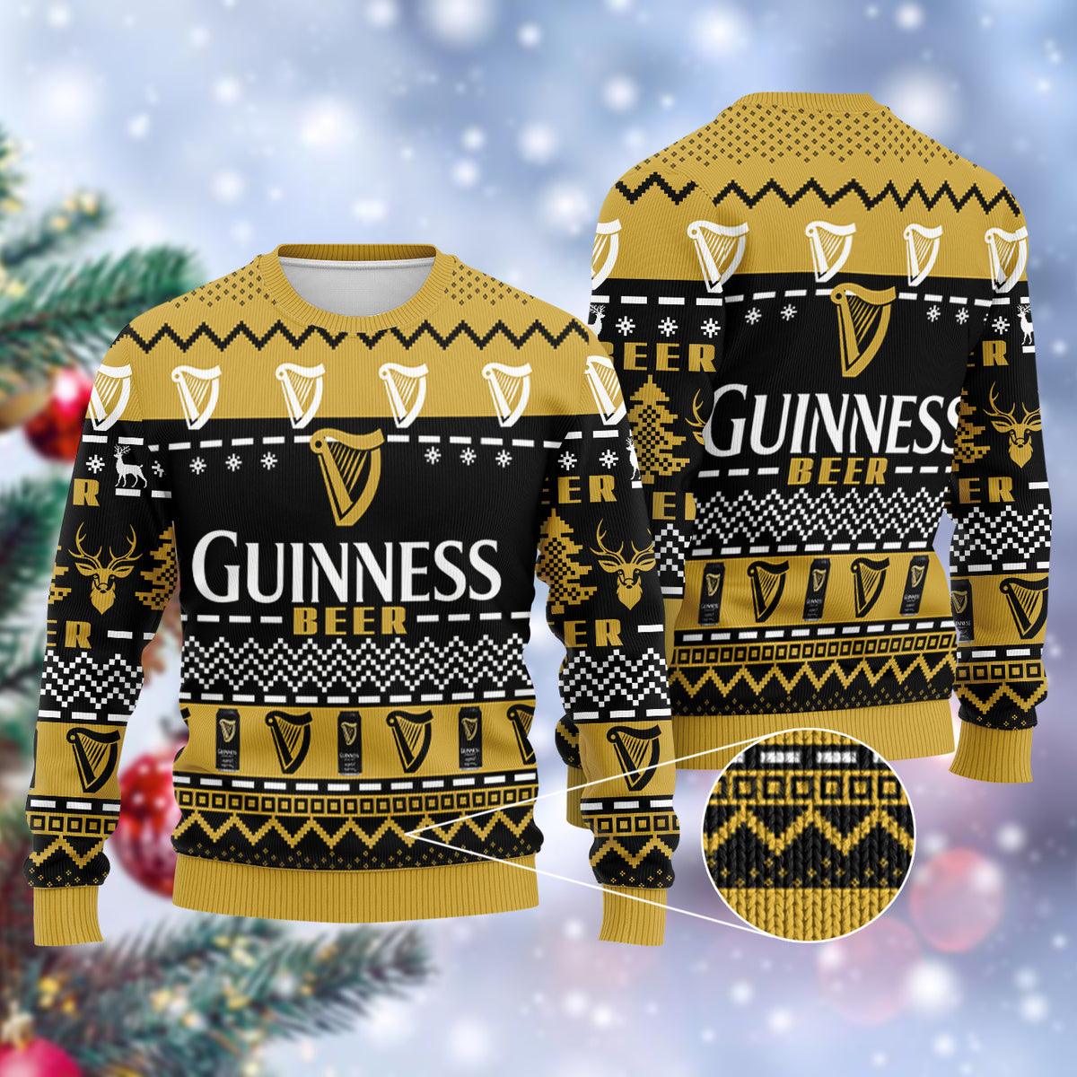 Guinness Beer Christmas Ugly Sweater