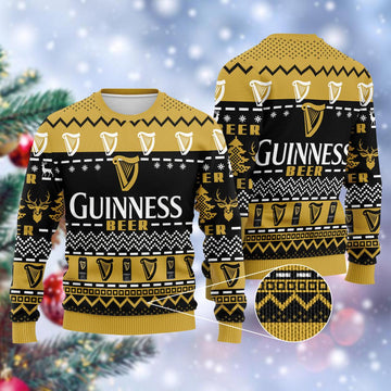 Guinness Beer Christmas Ugly Sweater