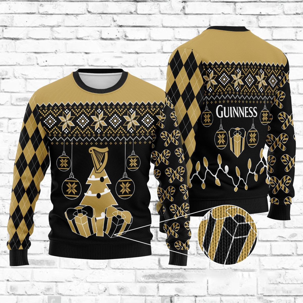 Guinness Christmas Gift Ugly Sweater