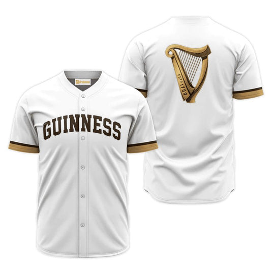 Guinness White Jersey Shirt - Flexiquor.com