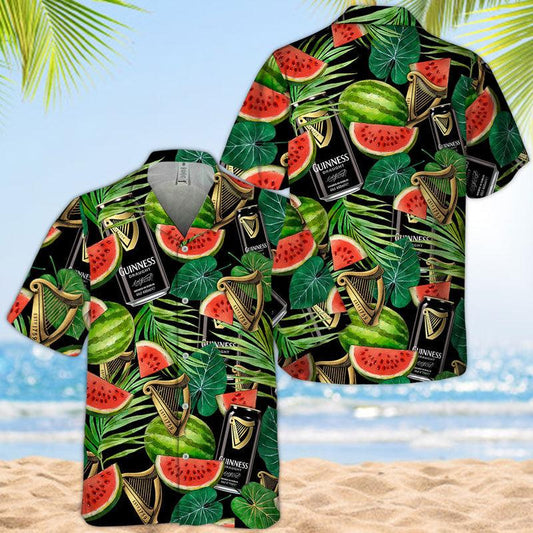 Guinness Watermelon Hawaiian Shirt