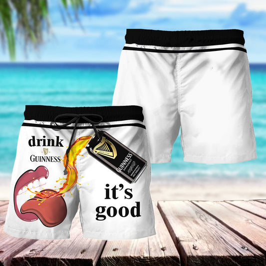 Let's Drink Guinness Swim Trunks - Flexiquor.com