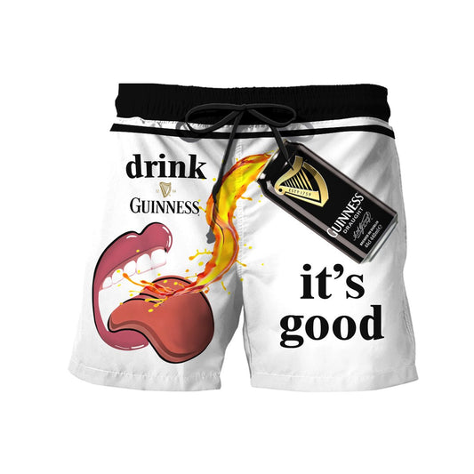 Let's Drink Guinness Swim Trunks - Flexiquor.com