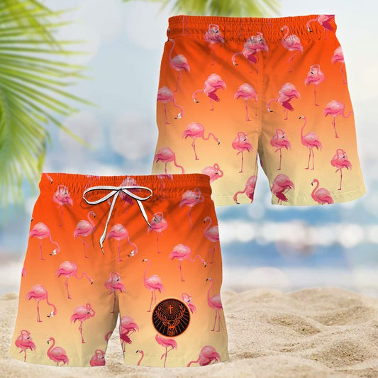 Jagermeister Flamingo Hawaiian Shirt And Shorts Set - Flexiquor.com