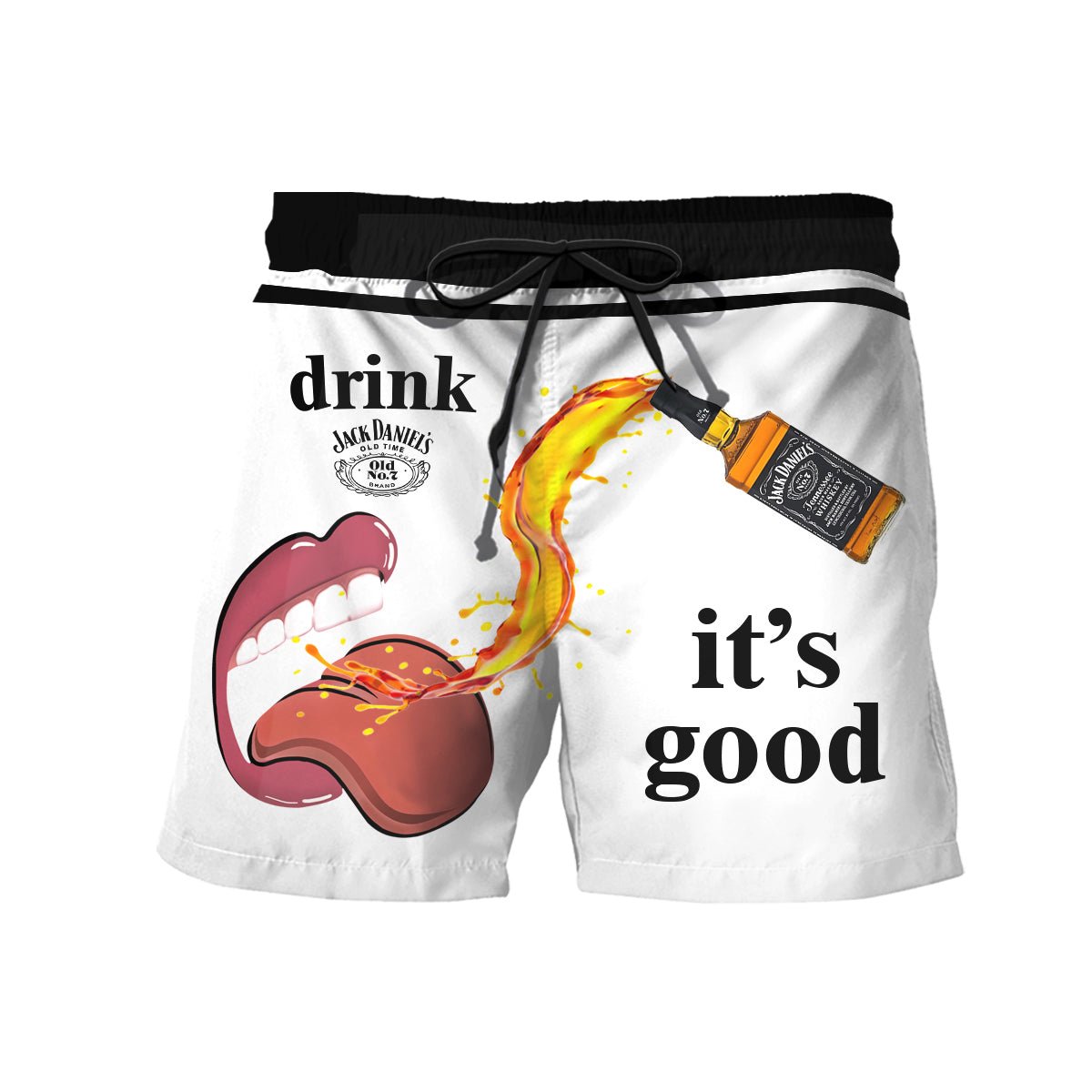 Let's Drink Jack Daniel's Swim Trunks - Flexiquor.com