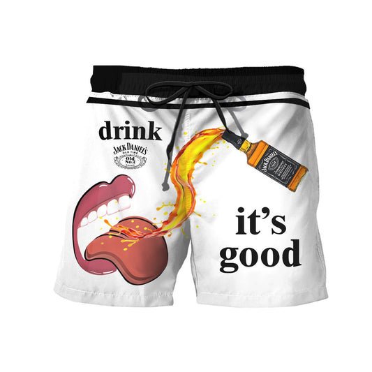 Let's Drink Jack Daniel's Swim Trunks - Flexiquor.com