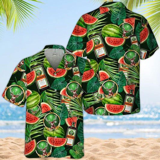 Jagermeister Watermelon Hawaiian Shirt