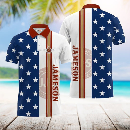 Jameson Fourth Of July Polo Shirt - Flexiquor.com