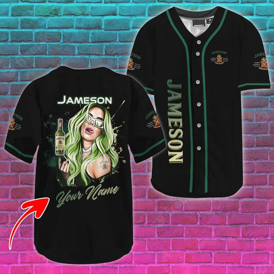 Personalized The Girl Like Jameson Baseball Jersey