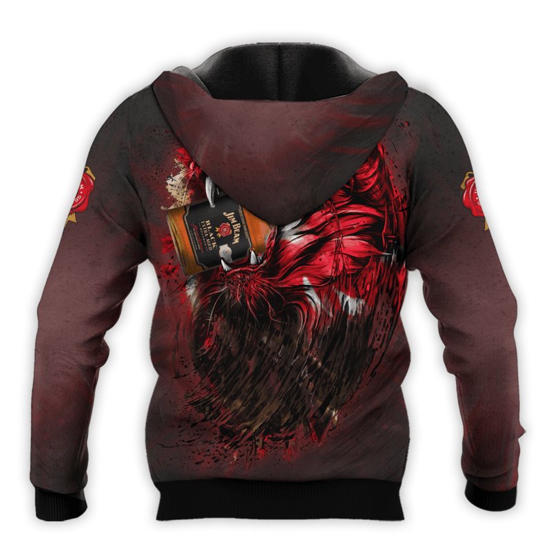 The Roaring Lion Jim Beam Hoodie & Zip Hoodie - Flexiquor.com