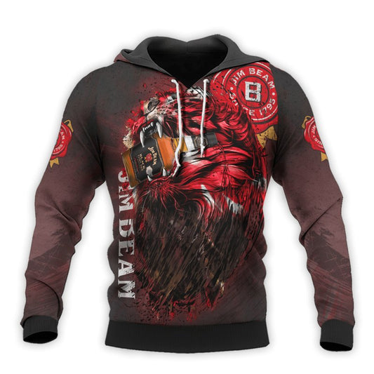 The Roaring Lion Jim Beam Hoodie & Zip Hoodie - Flexiquor.com