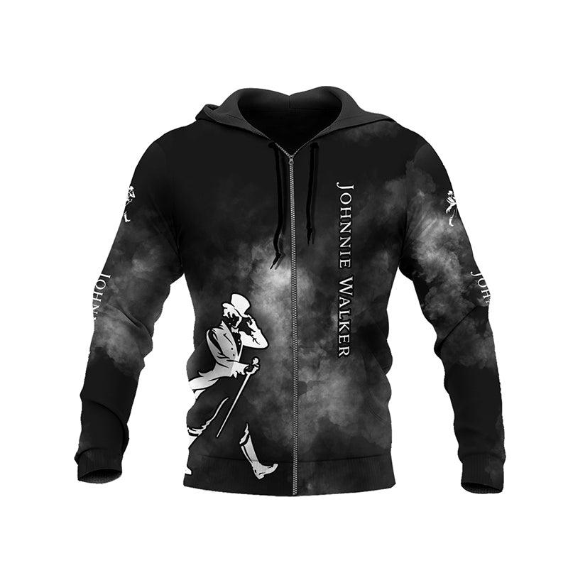 Johnnie Walker Colorful Smoke Hoodie & Zip Hoodie