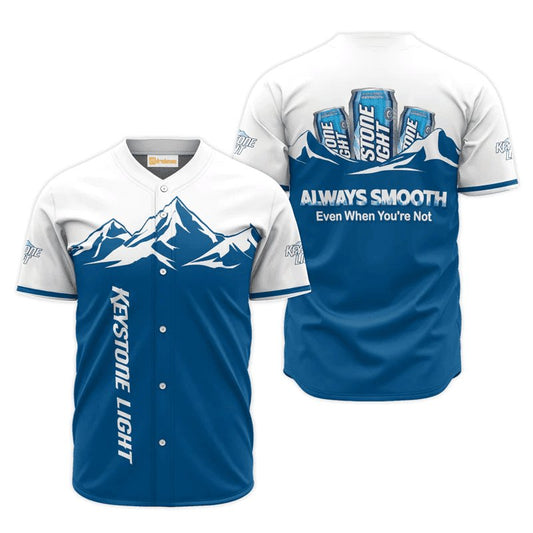 Keystone Light Always Smooth Even When You're Not Jersey Shirt - Flexiquor.com