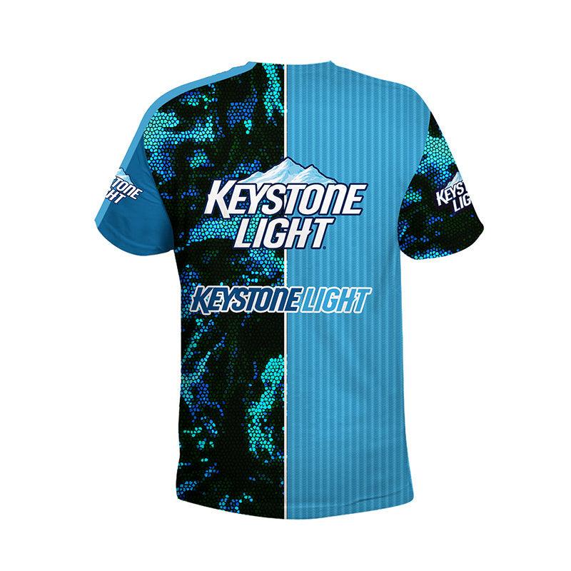 Personalized Keystone Light Galaxy Mosiac T-Shirt