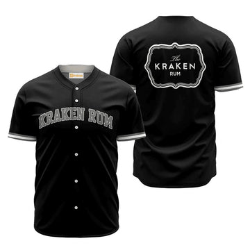 Kraken Rum Black Basic Jersey Shirt - Flexiquor.com