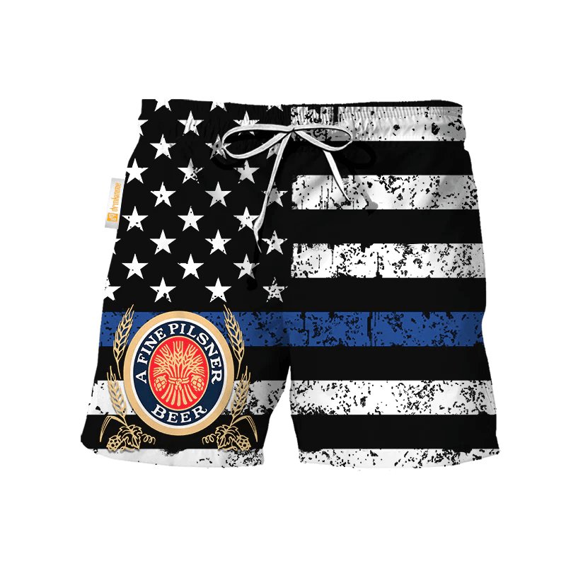 Lite USA Flag Swim Trunks - Flexiquor.com