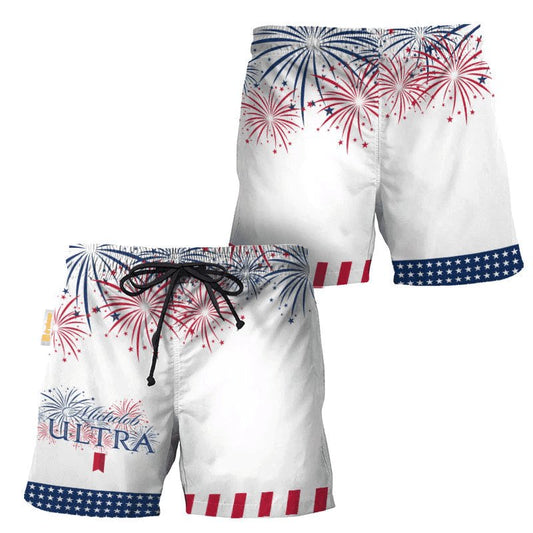 Michelob Ultra American Independence Day Swim Trunks - Flexiquor.com