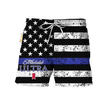 Michelob Ultra USA Flag Swim Trunks - Flexiquor.com