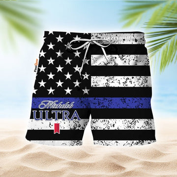 Michelob Ultra USA Flag Swim Trunks - Flexiquor.com
