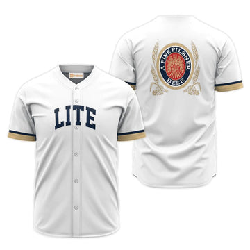 Miller Lite White Jersey Shirt - Flexiquor.com