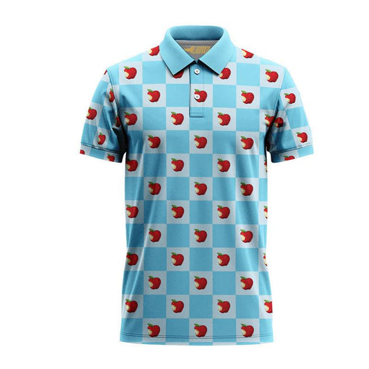 Gingham Angry Orchard Polo Shirt