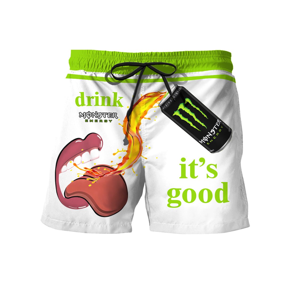 Let's Drink Monster Swim Trunks - Flexiquor.com