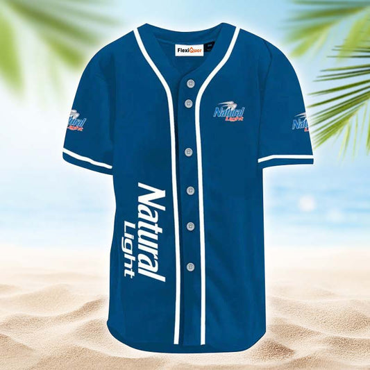 Natural Light Live Like A King Baseball Jersey - Flexiquor.com