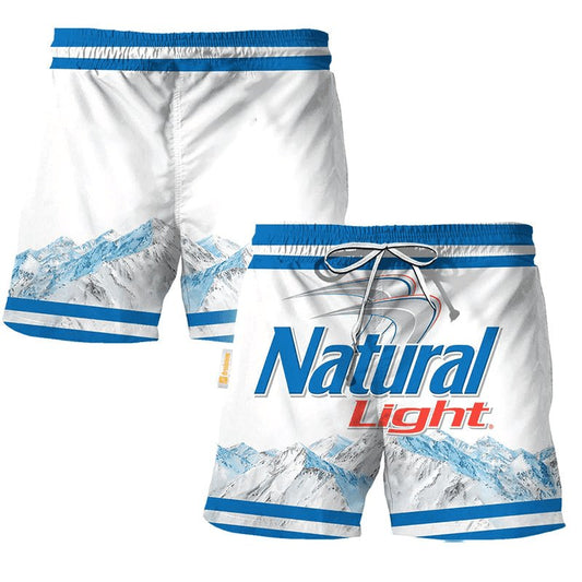 Natural Light Mountain Swim Trunks - Flexiquor.com