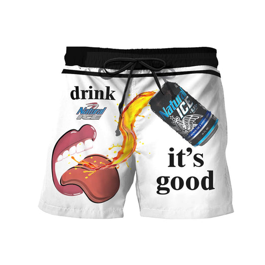 Let's Drink Natural Ice Swim Trunks - Flexiquor.com