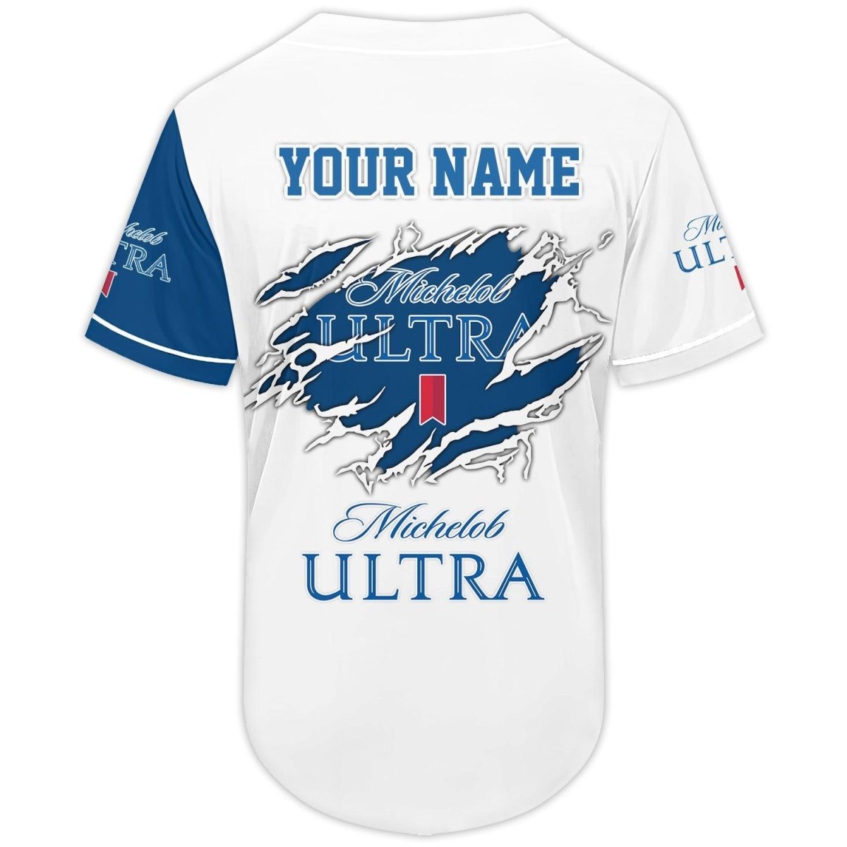 Personalized Basic Michelob Ultra Baseball Jersey - Flexiquor.com