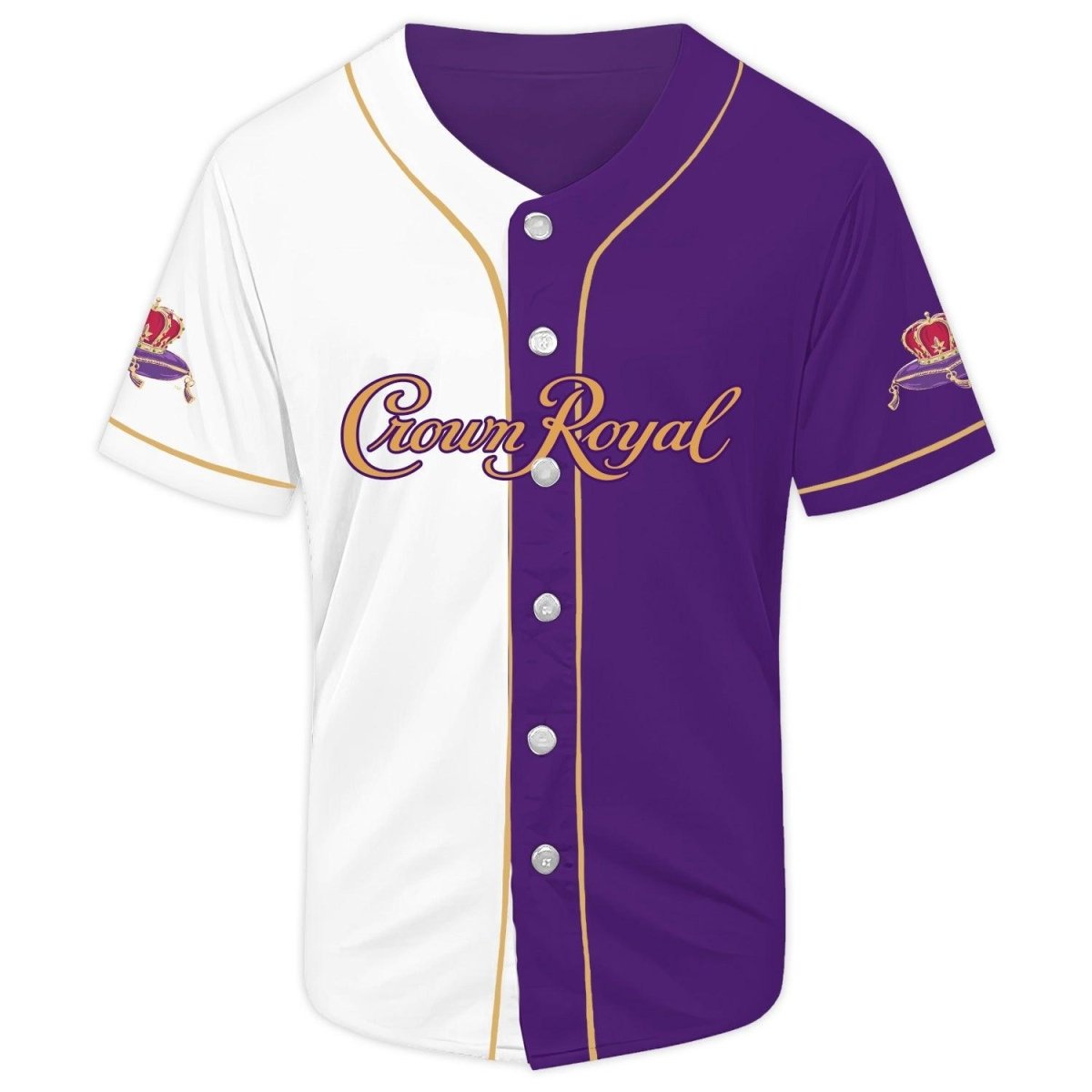 Personalized Crown Royal Whiskey Baseball Jersey - Flexiquor.com