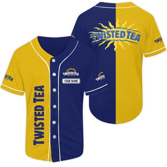 Personalized Vintage Multicolor Twisted Tea Baseball Jersey - Flexiquor.com