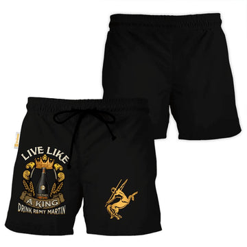 Remy Martin Black Basic Swim Trunks - Flexiquor.com