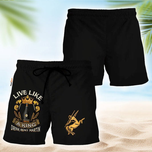 Remy Martin Black Basic Swim Trunks - Flexiquor.com