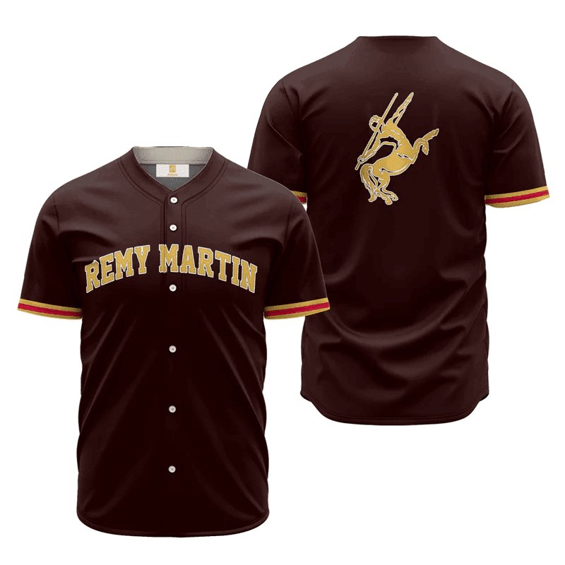 Remy Martin Brown Basic Jersey Shirt - Flexiquor.com