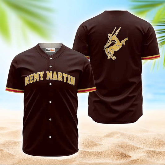 Remy Martin Brown Basic Jersey Shirt - Flexiquor.com