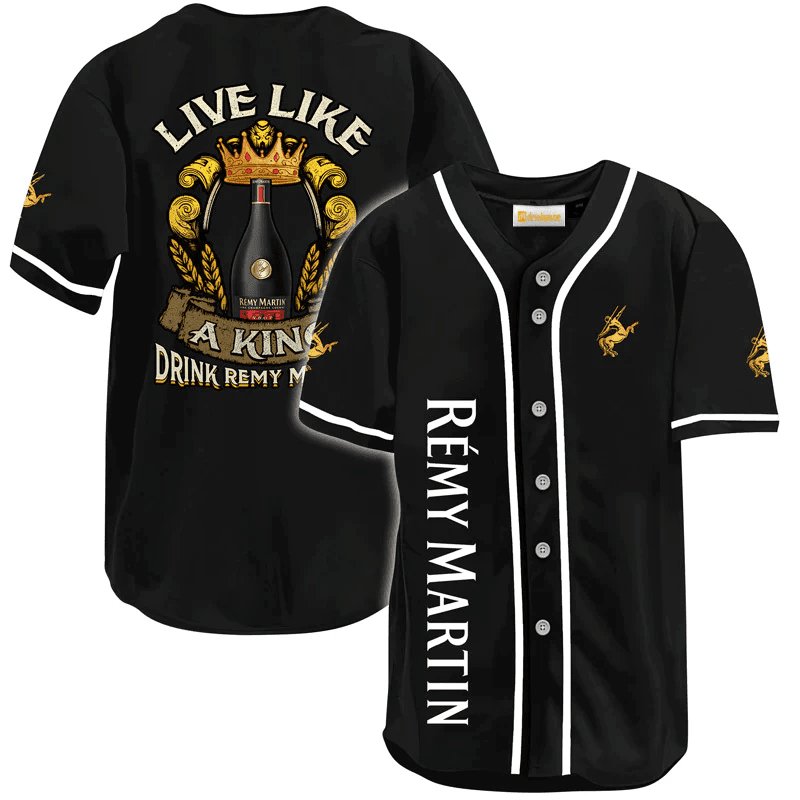 Remy Martin Live Like A King Baseball Jersey - Flexiquor.com