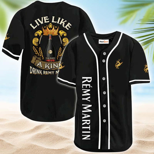 Remy Martin Live Like A King Baseball Jersey - Flexiquor.com