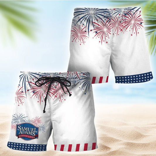 Samuel Adams American Independence Day Swim Trunks - Flexiquor.com