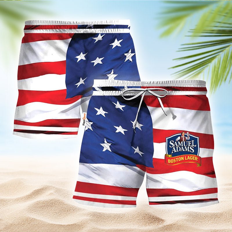 Samuel Adams Fourth Of July Swim Trunks - Flexiquor.com