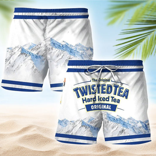 Twisted Tea Mountain Swim Trunks - Flexiquor.com